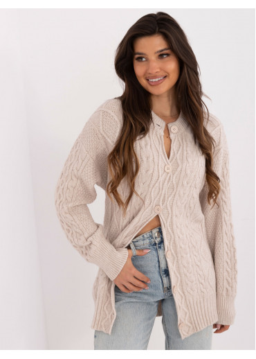 Béžovo hnedý dámsky sveter