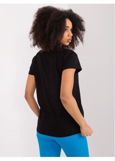 Čierne dámske tričko