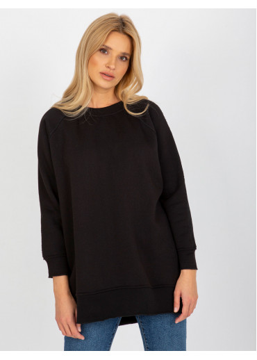 Čierna mikinová tunika