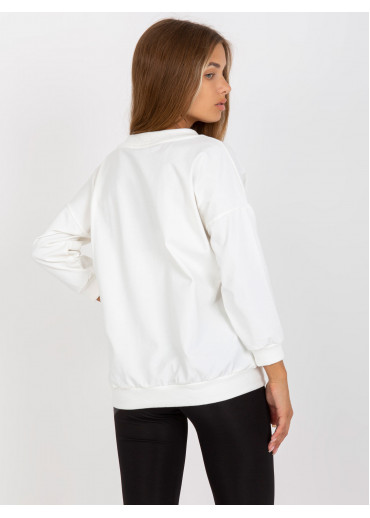 Smotanovo biela mikina