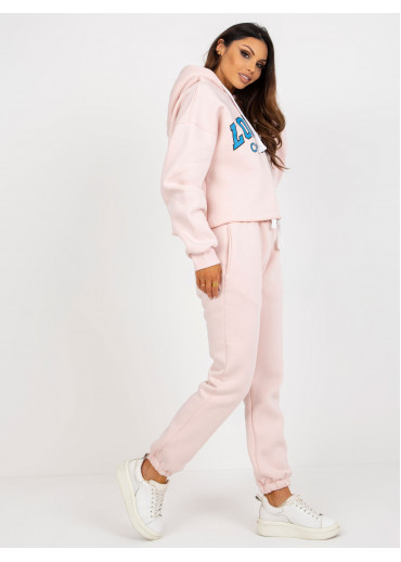 Púdrovo ružová tepláková súprava