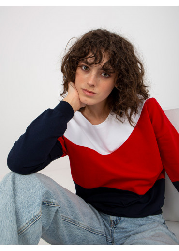 Viacfarebná dámska mikina