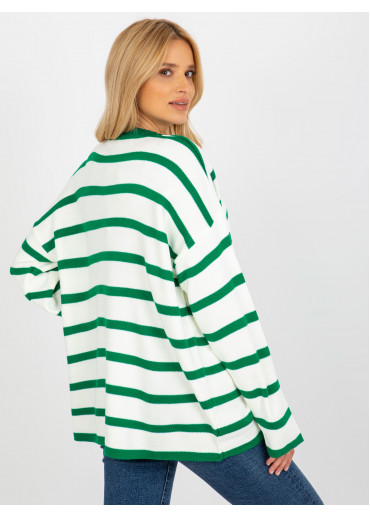 Tmavozelený pulóver