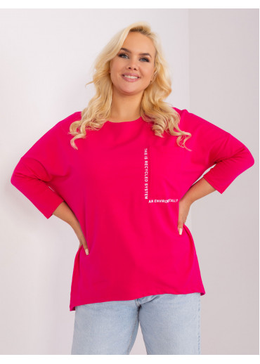Fuchsiovo ružové tričko