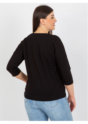 Čierne tričko s potlačou