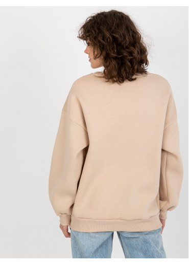 Béžovo hnedá mikina lev