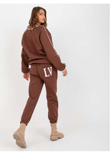 Hnedá tepláková súprava