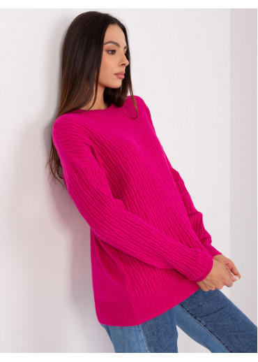 Fuchsiovo ružový pulóver