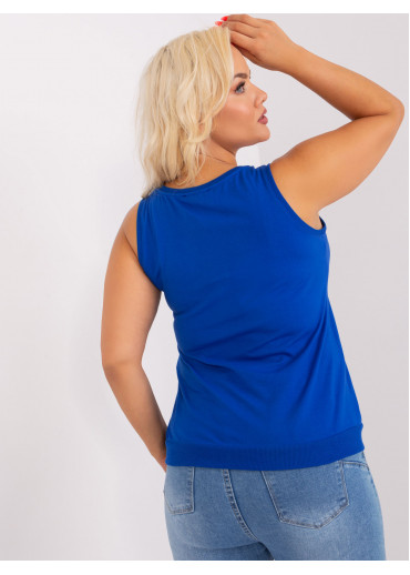 Kobaltovo modrý top