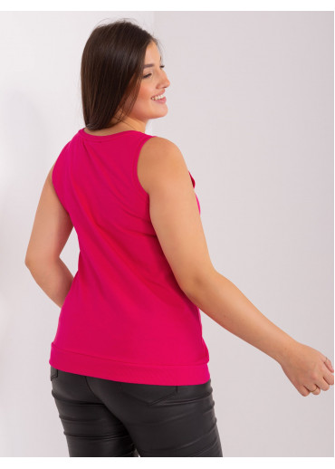 Fuchsiovo ružový top