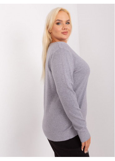 Sivý pulóver