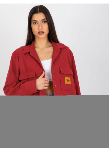 Tmavopúdrovo ružová košeľa