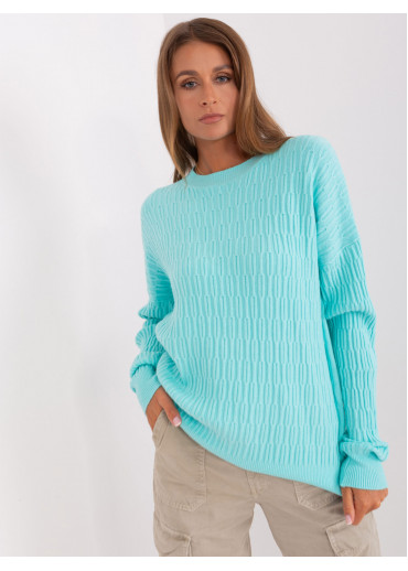 Svetlozelený pulóver