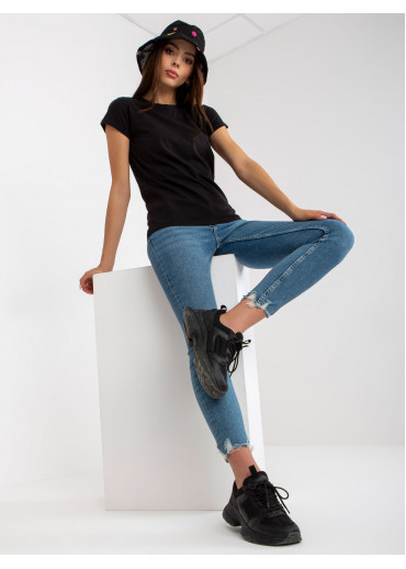 Čierne basic tričko