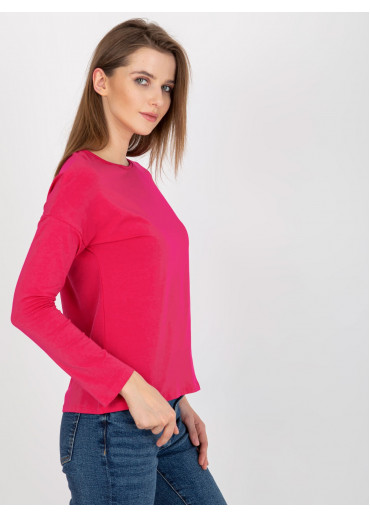 Fuchsiovo ružové basic tričko