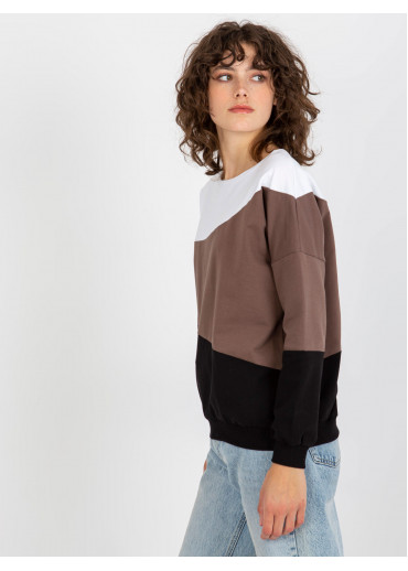 Viacfarebná dámska mikina