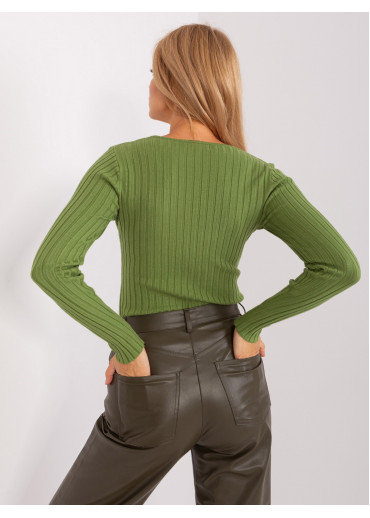 Zelené tričko s dlhým rukávom