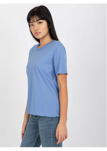 Modré basic tričko