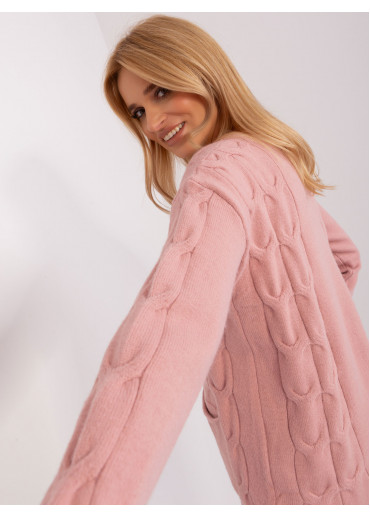 Púdrovo ružový sveter