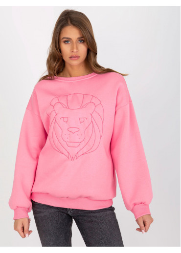 Ružová mikina lev