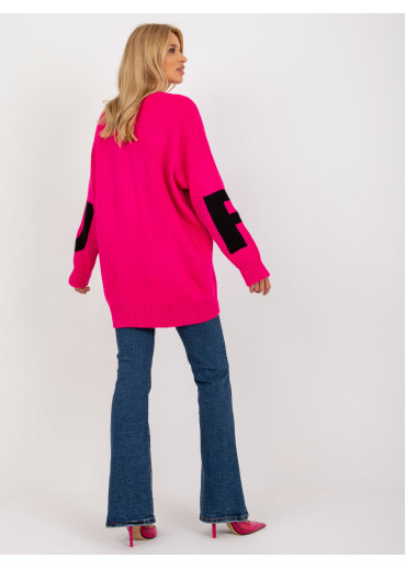 Fuchsiovo ružový pulóver