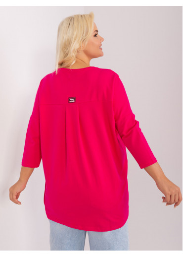Fuchsiovo ružové tričko