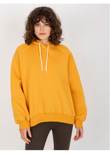 Karamelovo hnedá mikina s kapucňou