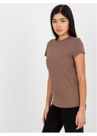 Hnedé basic tričko