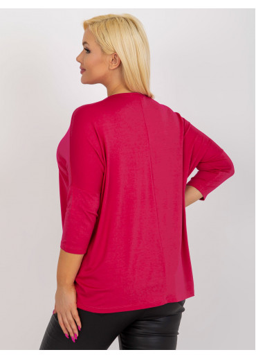 Fuchsiovo ružové tričko