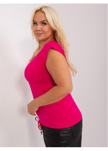 Fuchsiovo ružové tričko