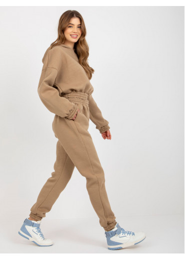 Béžovo hnedá tepláková súprava