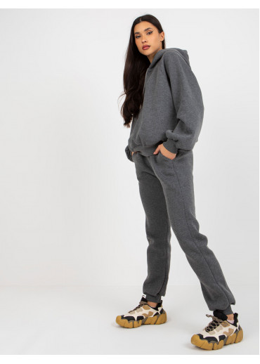 Tmavosivá tepláková súprava