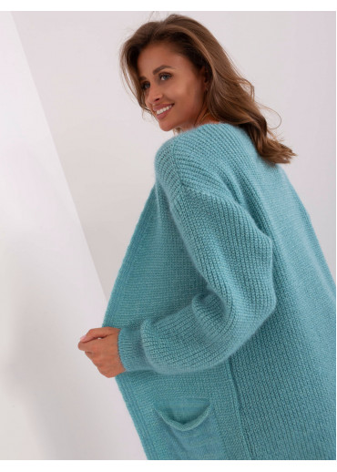 Mätovo zelený kardigán