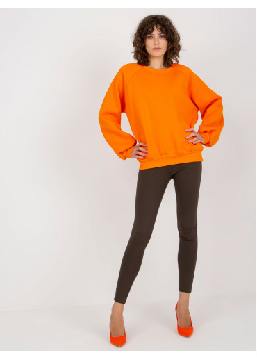 Oranžová mikina