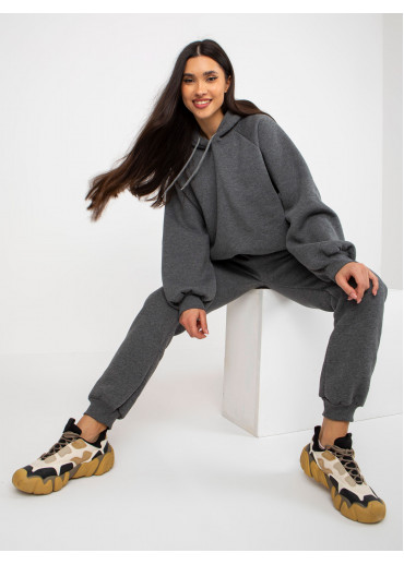 Tmavosivá tepláková súprava