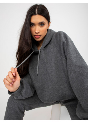 Tmavosivá tepláková súprava