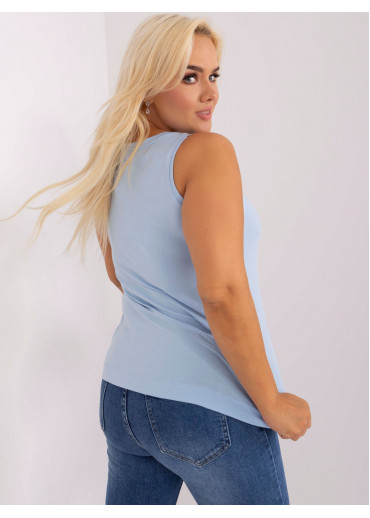 Svetlomodrý top