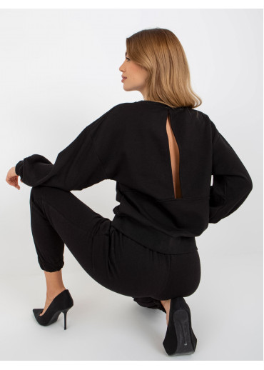 Čierna tepláková súprava