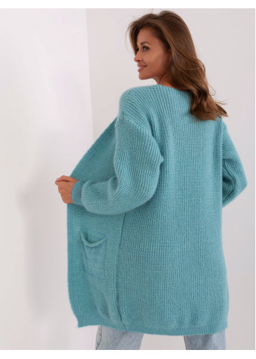 Mätovo zelený kardigán