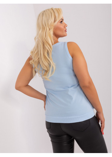Svetlomodrý top