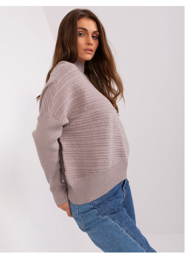 Béžovo hnedý polorolák