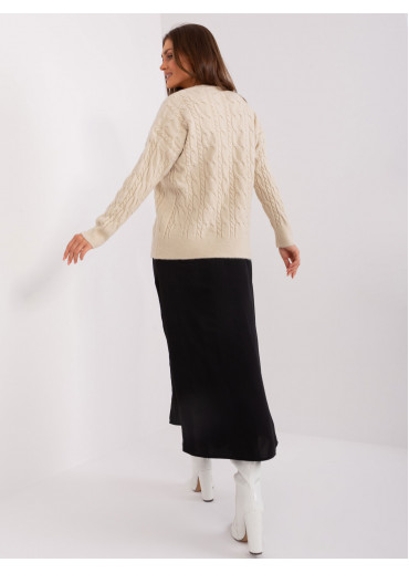 Kapučínovo hnedý pulóver