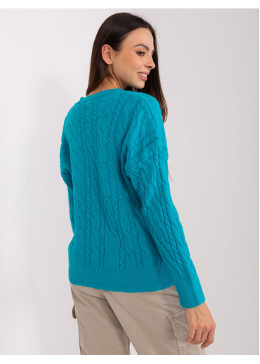 Mätovo zelený pulóver