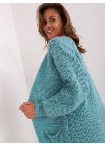 Mätovo zelený kardigán