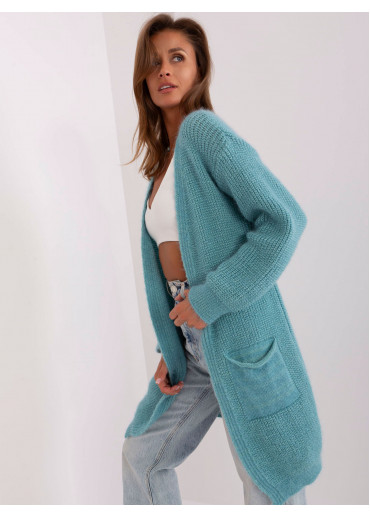 Mätovo zelený kardigán