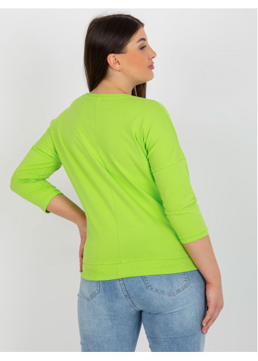 Limetkovo zelené tričko s potlačou