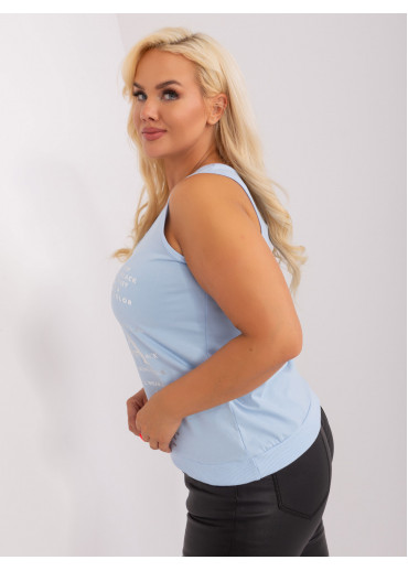 Svetlomodrý top