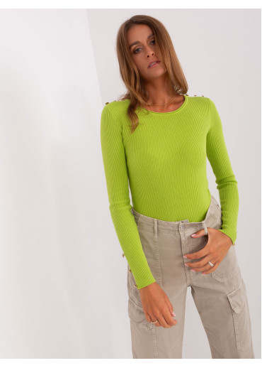Limetkovo zelené tričko s dlhým rukávom