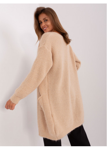 Béžovo hnedý kardigán