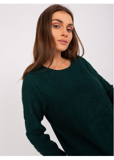 Tmavozelený pulóver